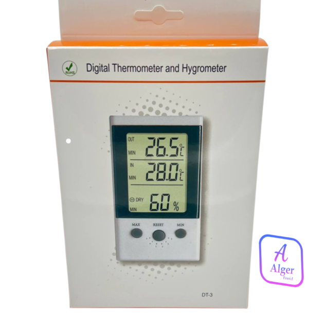 THERMOMÈTRE DIGITAL HUMIDITÉ TP