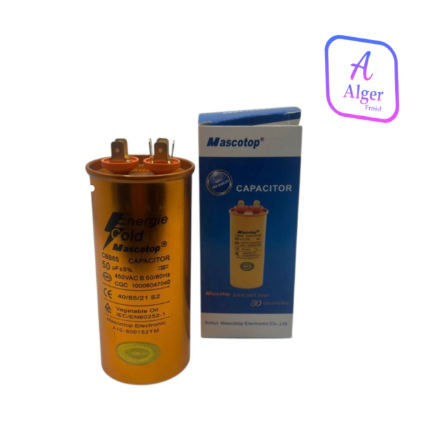 CONDENSATEUR CLIM 50UF -450V COLD