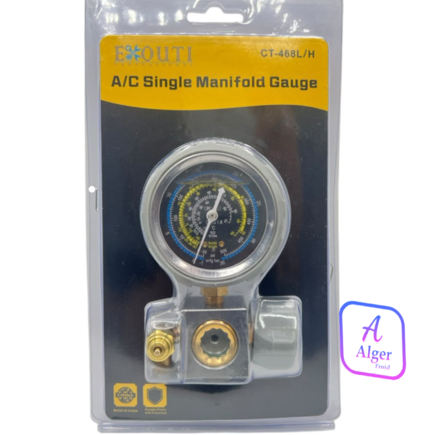 MANO 1 VOIX + HUILE R22/R134a/R404A/R410A