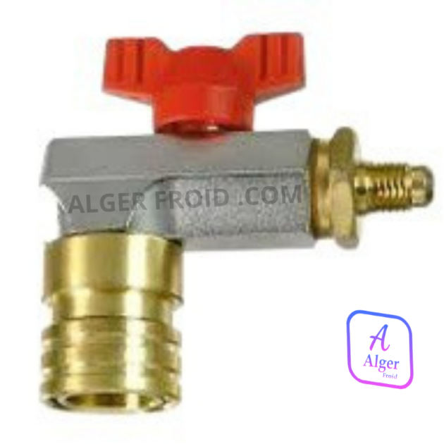 VANNE DE SERVICE 1/4″ AUTO ROUGE R134 RÉFCO