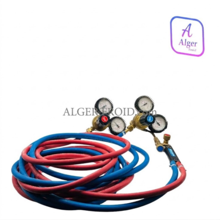 KIT MANO ACETYLENE +MANO OXYGENE  + CHALUMEAU A SOUDER OX/AC FABRIQUÉ EN FRANCe + CLAPET ANTI-RETOUR ACETYLENE ET OXYGEN